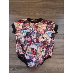 Boutique toddler girl handmade star wars romper 2t